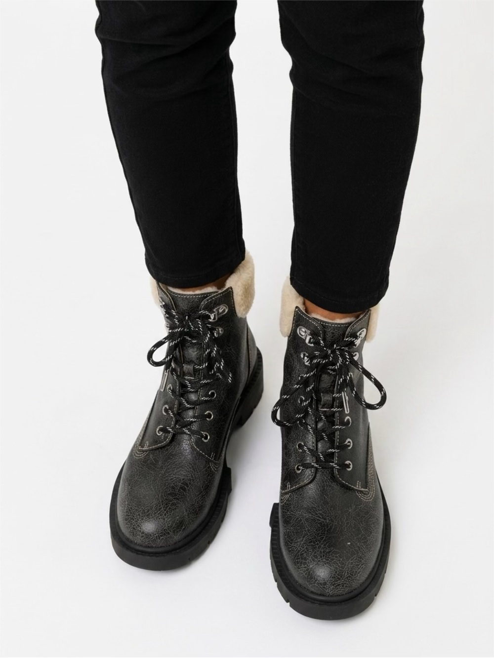 Coach Lorimer Shearling Booties